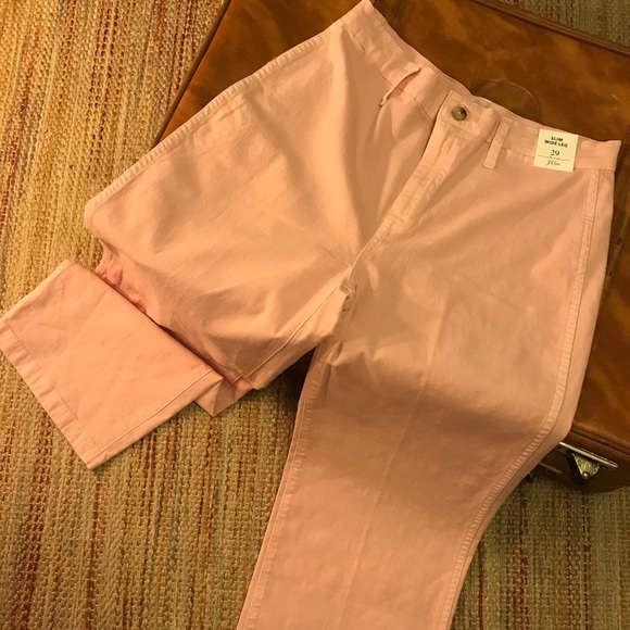 J.Crew Women’s Pink Wide Leg Crop Pant - Picture 2 of 5